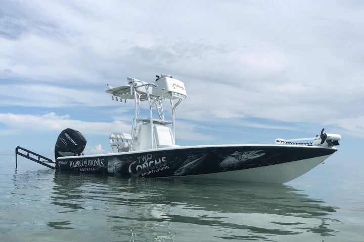 a boat that is floating in the water