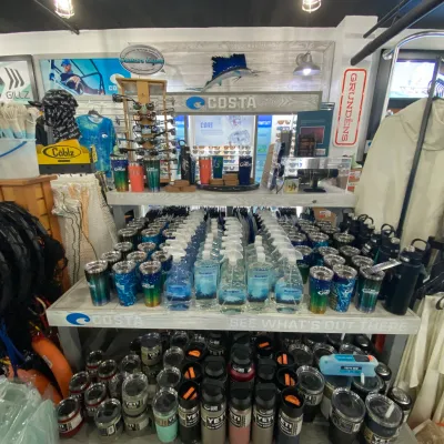 a group of people in a store