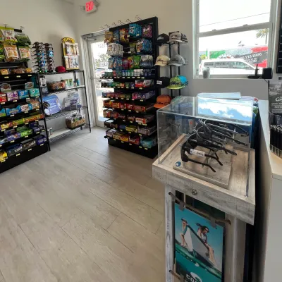 a store filled with lots of counter space