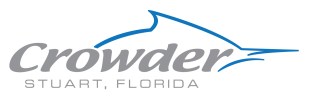 Crowder logo with shark outline, Stuart, Florida text.